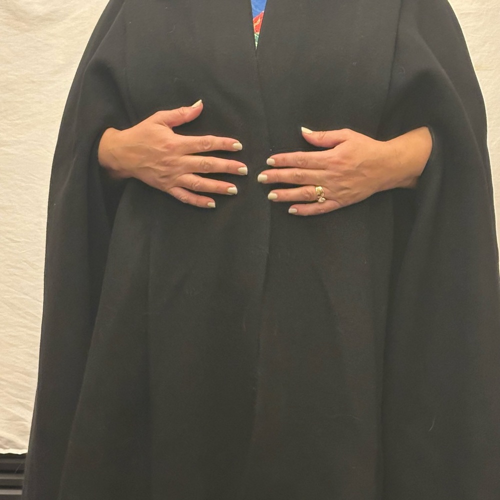 Mugler Black Cape